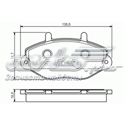 0 986 495 112 Bosch pastillas de freno delanteras