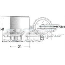 COF100170S Champion filtro de aceite