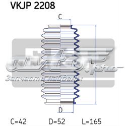 VKJP2208 SKF fuelle, dirección