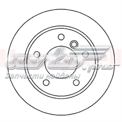 562003JC Jurid/Bendix disco de freno trasero