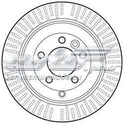 562653JC Jurid/Bendix disco de freno trasero