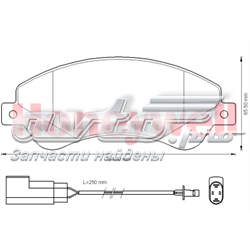 573276J Jurid/Bendix pastillas de freno delanteras