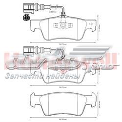 573301J Jurid/Bendix pastillas de freno traseras