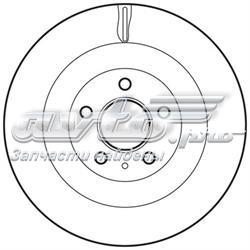 562645JC Jurid/Bendix disco de freno trasero