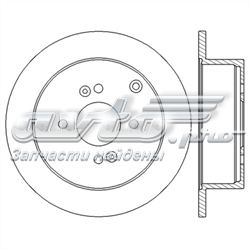 562551JC Jurid/Bendix disco de freno trasero