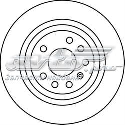 562220JC Jurid/Bendix disco de freno trasero