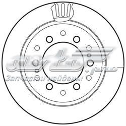 562738JC Jurid/Bendix disco de freno trasero