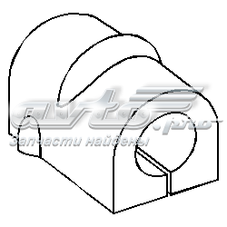 200454755 Hans Pries (Topran) casquillo de barra estabilizadora delantera