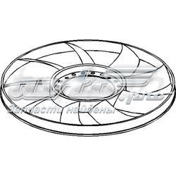 110 295 586 Hans Pries (Topran) rodete ventilador, refrigeración de motor