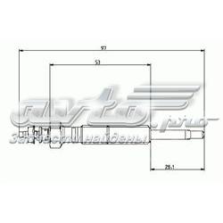 UC38A Magneti Marelli bujía de incandescencia