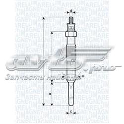 UC21A Magneti Marelli bujía de incandescencia