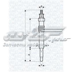 UC22A Magneti Marelli bujía de incandescencia