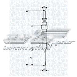 UC26A Magneti Marelli bujía de incandescencia