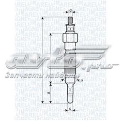 UC47A Magneti Marelli bujía de incandescencia