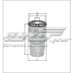 KC100 Mahle Original filtro combustible