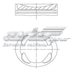 081PI00104000 Mahle Original pistón completo para 1 cilindro, std