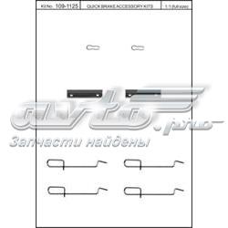 109-1125 Quick Brake juego de reparación, pastillas de frenos
