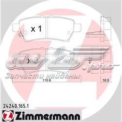 242401651 Zimmermann pastillas de freno traseras