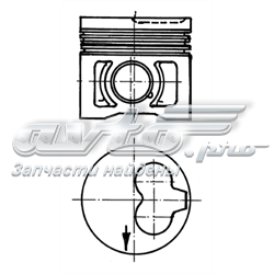 91386600 Kolbenschmidt pistón completo para 1 cilindro, std