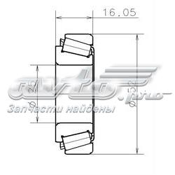 EC.12557.S02.H206 SNR rodamiento caja de cambios