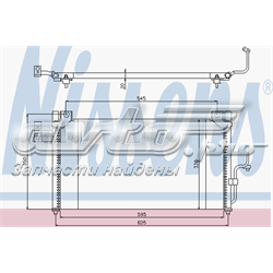 94711 Nissens condensador aire acondicionado