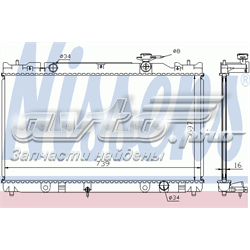 64634A Nissens radiador refrigeración del motor