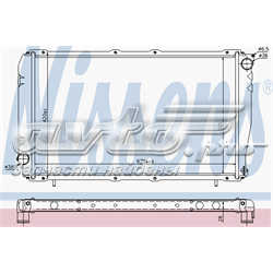 67740 Nissens radiador refrigeración del motor