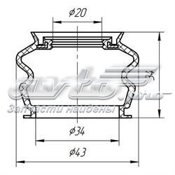 1728 Metgum rotula de suspension