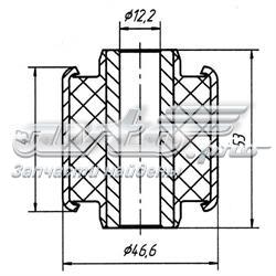 1204 Metgum silentblock de suspensión delantero inferior