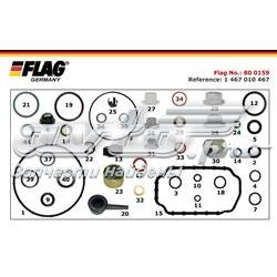 800159 Flag kit de reparación, bomba de alta presión