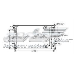 MSA2460 AVA radiador refrigeración del motor