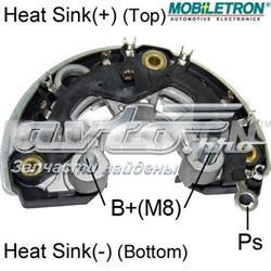 RB166H Mobiletron alternador diodo puente rectificador