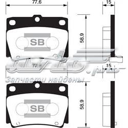 SP1522 Sangsin pastillas de freno traseras