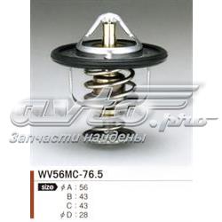 WV56MC765 Tama termostato, refrigerante