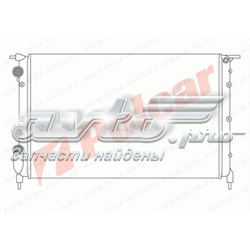 601908A4 Polcar radiador refrigeración del motor