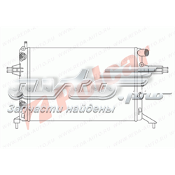 550808A7 Polcar radiador refrigeración del motor