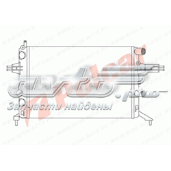 550808A9 Polcar radiador refrigeración del motor