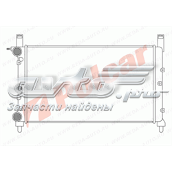 301608-1 Polcar radiador refrigeración del motor