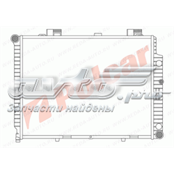 502108-4 Polcar radiador refrigeración del motor