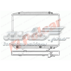 502608-4 Polcar radiador refrigeración del motor