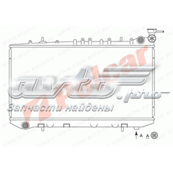 272908-2 Polcar radiador refrigeración del motor