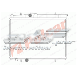 Radiador refrigeración del motor 5723085 Polcar