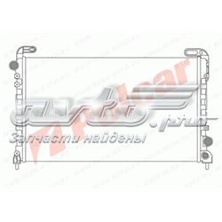 603308-1 Polcar radiador refrigeración del motor