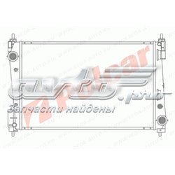 5558081X Polcar radiador refrigeración del motor