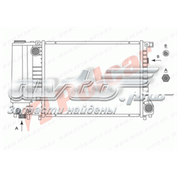 200708-1 Polcar radiador refrigeración del motor