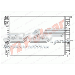 552708-4 Polcar radiador refrigeración del motor