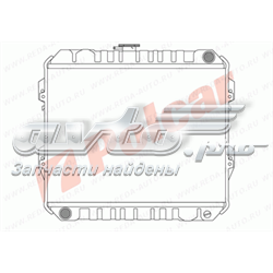 817408-2 Polcar radiador refrigeración del motor