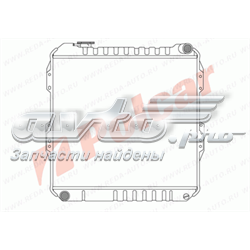 817408-3 Polcar radiador refrigeración del motor