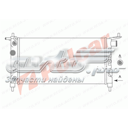 555508-8 Polcar radiador refrigeración del motor