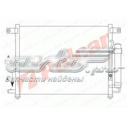  Condensador aire acondicionado para Chevrolet Aveo 